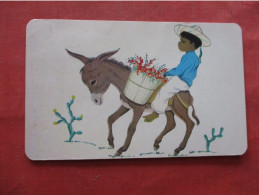 Boy On Donkey.  Mexico.      Ref 6350 - Mexique