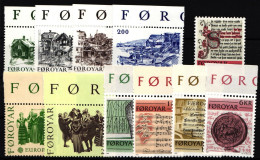 Färöer 59-69 Postfrisch Jahrgang 1981 #IL892 - Féroé (Iles)