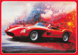 CPSM Ferrari 250 Testa Rossa 1958-Paul Bracq-Timbre   L2731 - Sammlungen & Sammellose