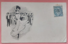 ILLUSTRATEUR CANCAN Femme Danse PRECURSEUR - Avant 1900