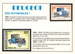 CPSM Histoire De L'Automobile-Série Peugeot-Timbre   L2732 - Collections & Lots