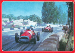 CPSM Ascari Et Taruffi Sur Ferrari 500 F2 GP De Syracuse -Turner-Timbre   L2732 - Sammlungen & Sammellose