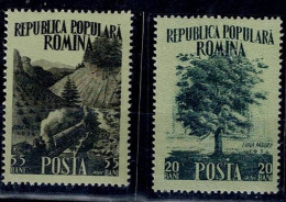 ROMANIA 1956 MONTH OF THE FOREST MI No 1580-1 MNH VF!! - Nuevos