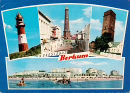 73924055 Borkum_Nordseebad Elektr Leuchtturm Strandstrasse Mit Neuem Leuchtturm  - Borkum