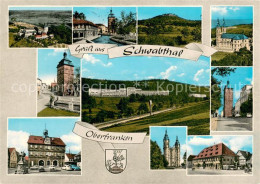 73671051 Schwabthal Sanatorium Lautrgrund Panorama Kirche Stadttor Rathaus Schwa - Staffelstein