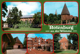 73670136 Rotenburg Wuemme Kirche Wasserturm Scheune Strassencafe Museum Rotenbur - Rotenburg