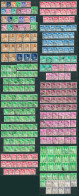 Germany, Am/Brit Zone 1948, Lot Of 282 Stamps From Set MiNr 73 Eg - 97 Eg - Used - Usados