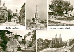 73669615 Muehlhausen Thueringen Thomas Muentzer Stadt Frauentor Rabenturm Marien - Muehlhausen