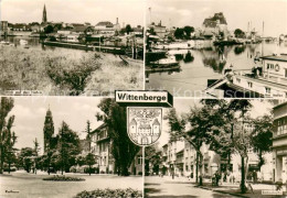 73669375 Wittenberge Prignitz Blick Auf Den Hafen Rathaus Bahnstrasse Wittenberg - Wittenberge