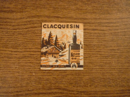 Clacquesin - Petit Dépliant Publicitaire 3 Volets - Voir Détails Sur Photos - Format  Plié 9 Cm X 8 Cm Environ. - Publicités
