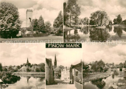 73668946 Finow Eberswalde Wasserturm Schwanenteich Finowkanal Brueckenstrasse Sc - Eberswalde