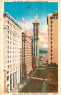 73753327 Seattle Second Avenue Smith Tower With Mt Rainier - Andere & Zonder Classificatie