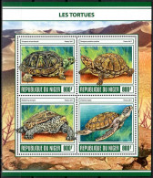 Niger 2017 Mi Sheet 5007-5010 MNH  (ZS5 NGRark5007-5010) - Tortues