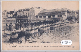 LAGNY- UN PONT PROVISOIRE A LAGNY EN 1914- ELD - Lagny Sur Marne