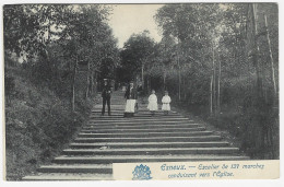 ESNEUX : Escalier De 137 Marches Conduisant à L'église - Petite Animation (avant 1905) - Esneux