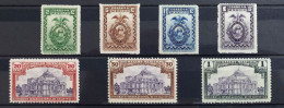 MEXICO 1933 STATISTICS Congress Set Scott 684-687 & C51-C53 MNH Exc. 5c., 10c., $1 Surface Stamps MLH, Rare Set - Mexico
