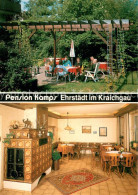 73658675 Ehrstaedt Pension Cafe Restaurant Kamps Im Kraichgau Gastraum Gartenter - Sinsheim