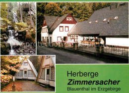73658293 Blauenthal Erzgebirge Herberge Zimmersacher Ferienhaeuser Wasserfall Bl - Eibenstock