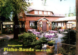 73657849 Wilthen Berggasthof Pichobaude Gartenterrasse Wilthen - Wilthen