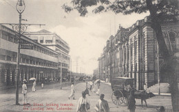 Ceylon: 1908: Picture Post Card Colombo Pork Street To Bückleburg/Germany - Sri Lanka (Ceylon) (1948-...)