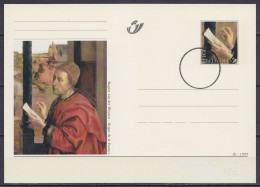 Carte Postale - BK69 600e An. Naissance Roger De Le Pasture / Saint-Luc Qui Peint La Madone Oblit. SPECIMEN - Briefkaarten 1951-..
