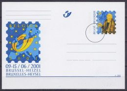 Carte Postale - BK85 Exposition BELGICA 2001 Oblit. SPECIMEN - Postkarten 1951-..