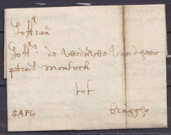 L. Datée 4 Février 1734 De NEVEL Pour BRUGGHE - Man. "SAPG" - 1714-1794 (Oesterreichische Niederlande)