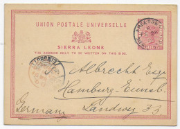 Sierra Leone, Freetown, 1901 Nach Hamburg - Sierra Leone (1961-...)