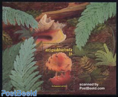 Antigua & Barbuda 1986 Mushrooms S/s, Mint NH, Nature - Mushrooms - Pilze