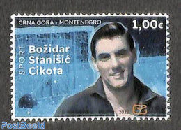 Montenegro 2022 Bozidar Stanisic Cikota 1v, Mint NH, Sport - Sport (other And Mixed) - Swimming - Zwemmen