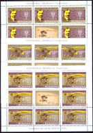 2006 - CENTENARY TRAIAN VUIA FLIGHT - Blocks With 8 Stamps And Label - Unused Stamps