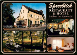 73648043 Luebben Spreewald Hotel Restaurant Spreeblick Gaststube Zimmer Park Lue - Lübben (Spreewald)