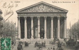 FRANCE - Paris - Vue Générale De L'église De La Madeleine - C.M - Carte Postale Ancienne - Eglises