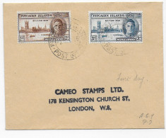 Pitcairn Islands To London, FDC 1946 - Pitcairn Islands