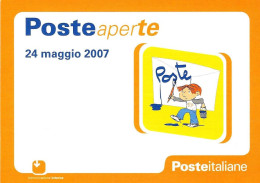 [MD9016] CPM - POSTE APERTE 2007 - POSTE ITALIANE - PERFETTA - Non Viaggiata - Post & Briefboten