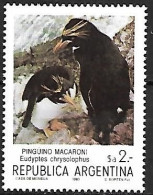 Argentina - MNH ** 1983 : Fauna Of Southern Argentina :   Macaroni Penguin   - Eudyptes Chrysolophus - Pinguini