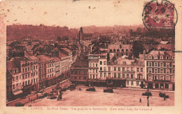 FRANCE - Lisieux - Vue De La Place Thiers - Vue Prise De La Cathédrale - Vue Générale - Carte Postale Ancienne - Lisieux
