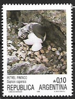 Argentina - MNH ** 1986 : Antarctica :    Cape Petrel  -  Daption Capense - Marine Web-footed Birds