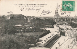 FRANCE - Paris - Panorama Sur Les Invalides , Le Trocadéro, La Tour Eiffel Et La Grande Roue - Carte Postale Ancienne - Multi-vues, Vues Panoramiques