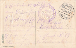 Cachet Militaire Guerre 1914 1918 Konigl Preuss Armierungsbataillon N°55 4e Compagnie Bataillon D' Armement 1916 - Feldpost (franchigia Postale)