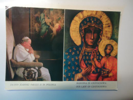 VATICAN     POSTCARD PAULUS POPES   WITH STAMPS   2 SCAN - Vatikanstadt