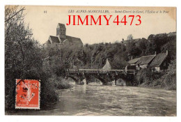 CPA - Saint-Céneri-le-Gerei - L' Eglise Et Le Pont ( Canton De Damigny Orne ) N° 95 - Edit. L. Jonieux - Damigny