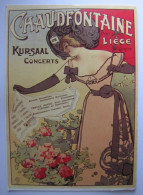 BELGIQUE - LIEGE - CHAUDFONTAINE - Affiche Anonyme - Chaudfontaine