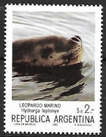 Argentina - MNH ** 1986 : Fauna Of Southern Argentina :  Leopard Seal (Hydrurga Leptonyx), - Other & Unclassified