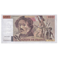 France, 100 Francs, Delacroix, 1990, O.164, TTB, Fayette:69 Bis 2.b, KM:154e - 100 F 1978-1995 ''Delacroix''