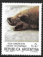 Argentina - MNH ** 1986 : Fauna Of Southern Argentina :  Crabeater Seal (Lobodon Carcinophaga) - Sonstige & Ohne Zuordnung