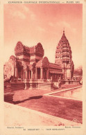 FRANCE - Paris - Exposition Coloniale -  Angkor Vat - Tour Nord-Ouest - Carte Postale Ancienne - Ausstellungen