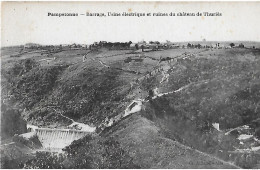 Pampelonne. Le Barrage, L'usine Electrique Et Les Ruines Du Chateau De Thuriès. - Pampelonne