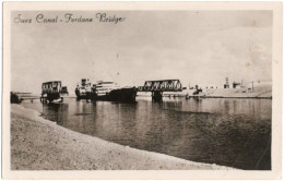 Pf. SUEZ CANAL. Ferdane Bridge - Suez