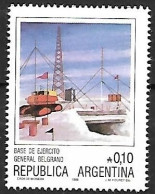 Argentina - MNH ** 1986 : Antarctica : Base De Ejercito General Belgrano - Estaciones Científicas